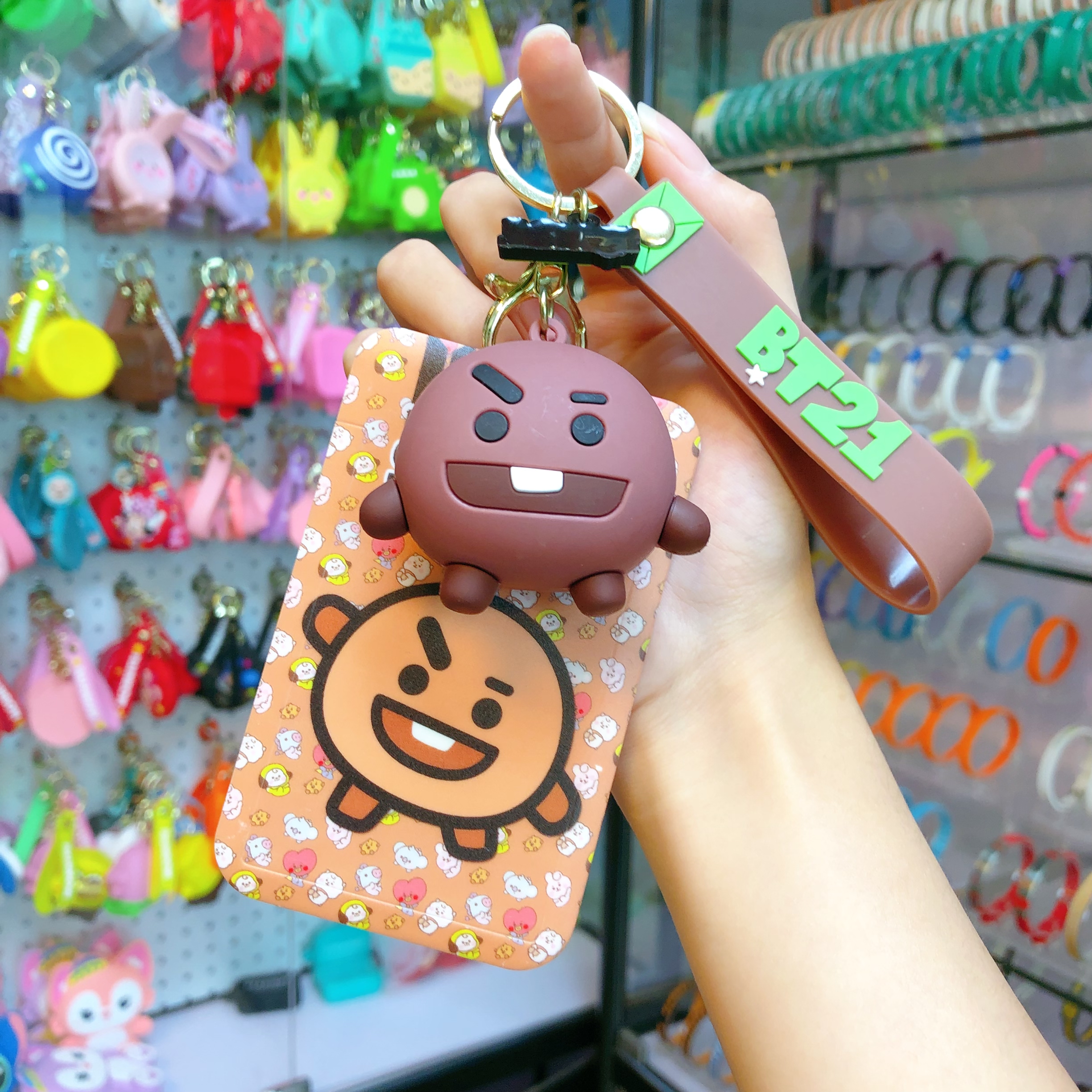 New silicone card holders, the same style silicone doll accessories, Teen Group bags, pendants, ID card, meal card and document cases Item Picture