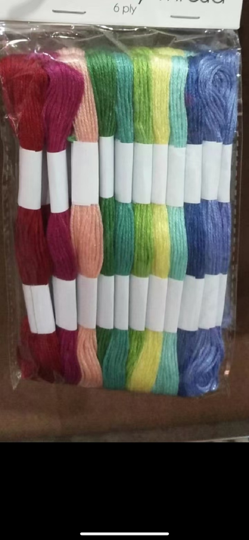 Available in multiple colors: cross-stitch thread, embroidery thread, polyester-cotton embroidery thread, DIY handmade colored cotton thread, sewing needle and thread