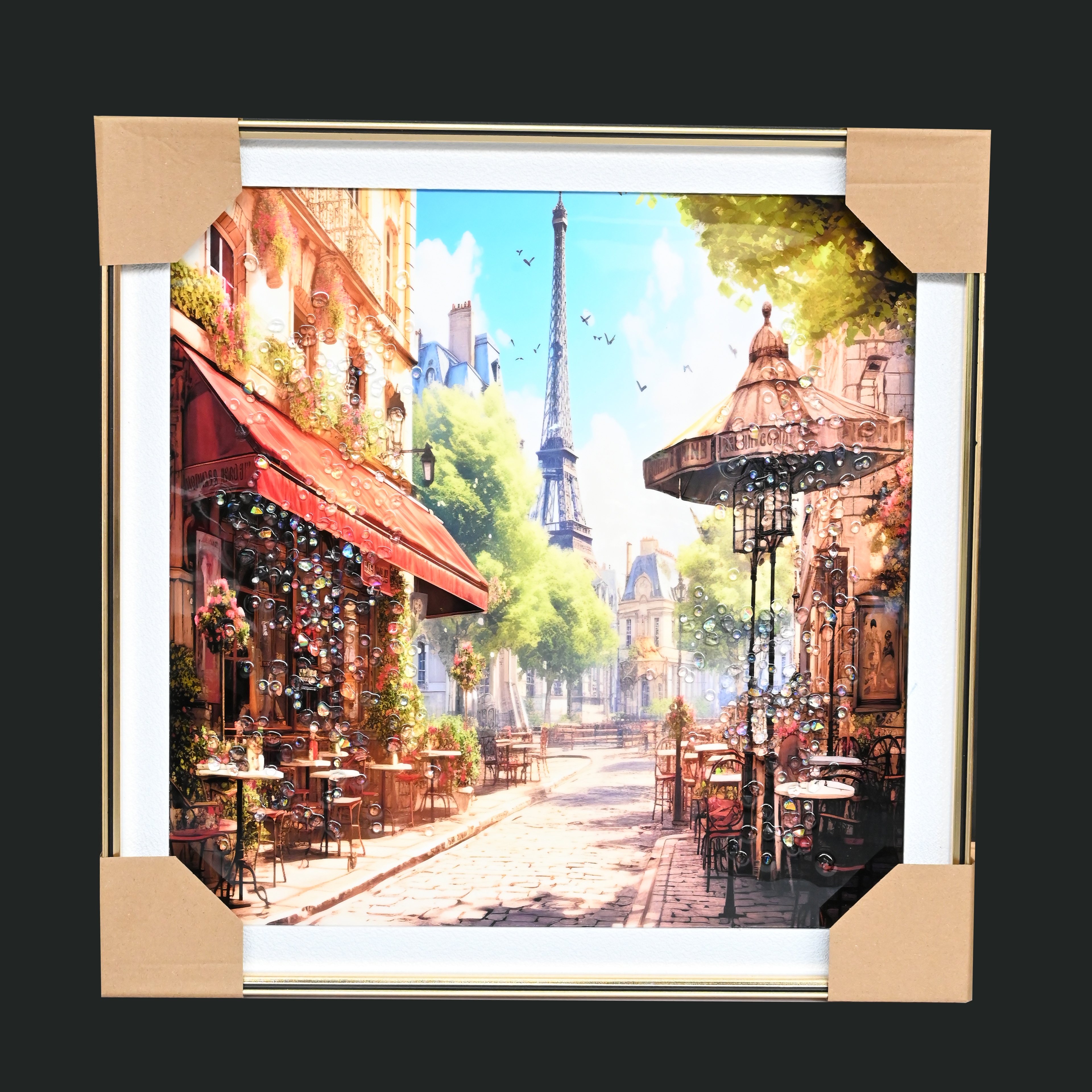 巴黎街道欧式玄关装饰画美式风景油画客厅餐厅挂画走廊过道壁画详情1