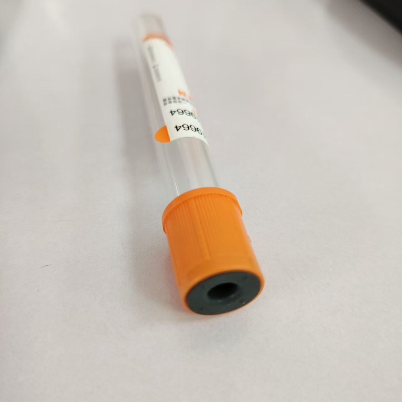 Disposable Medical Vacuum Negative Pressure Blood Vessel Collection Tube Promoting Coagulation Tube Orange Tube details Picture