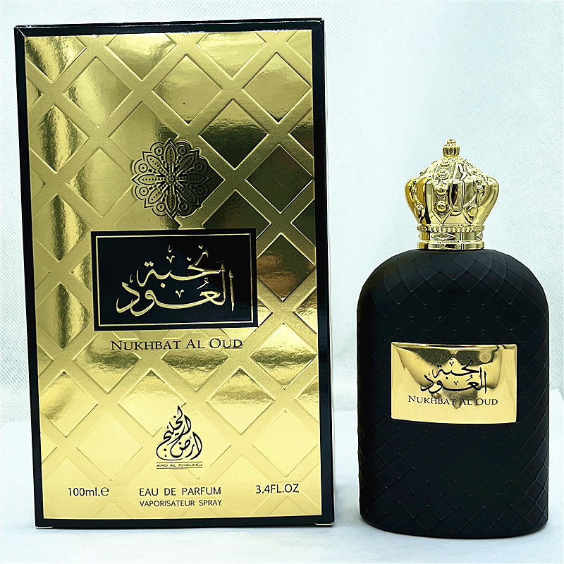 Cross-Border Export Creative Styling Crown Black Frosted Feel Royal Bright Nukhbat Al Oud Middle East Arab Men's Perfume Perfume