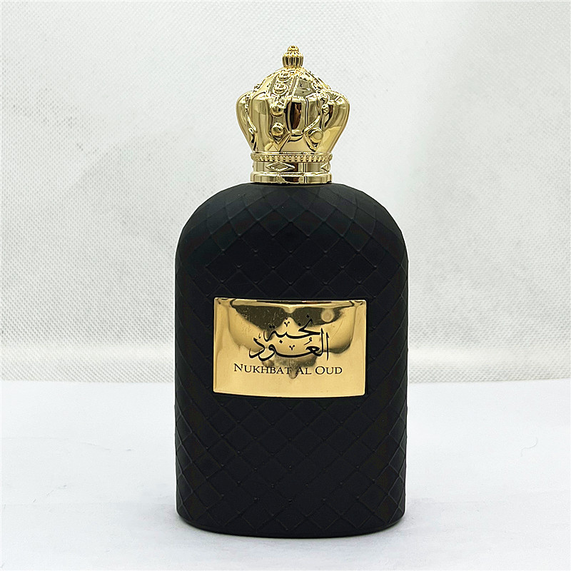 Cross-Border Export Creative Styling Crown Black Frosted Feel Royal Bright Nukhbat Al Oud Middle East Arab Men's Perfume Perfume details Picture