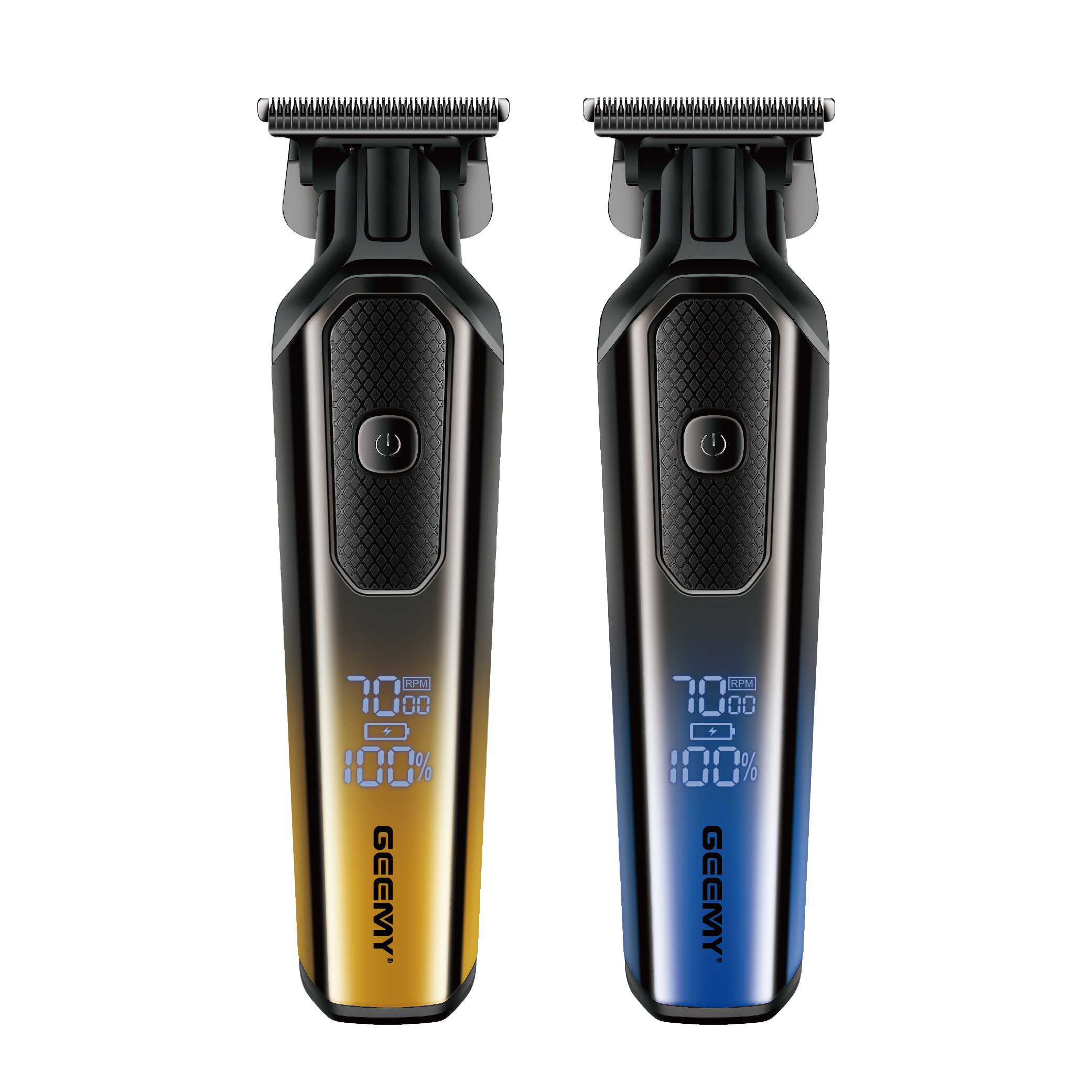 Geemy 8058 Cross-Border New Electric Hair Clipper Led Digital Hair Salon Professional Electric Clipper Usb Charging details Picture