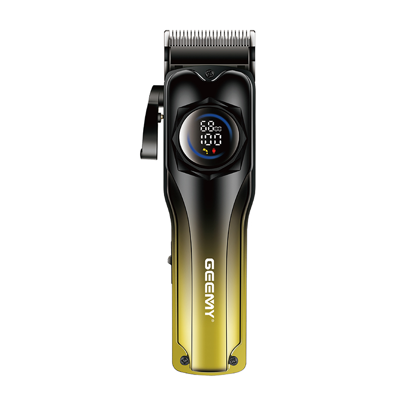 GEEMY 8042 cross-border new electric hair clipper, LED digital display, professional hair salon electric clipper, USB charging details Picture