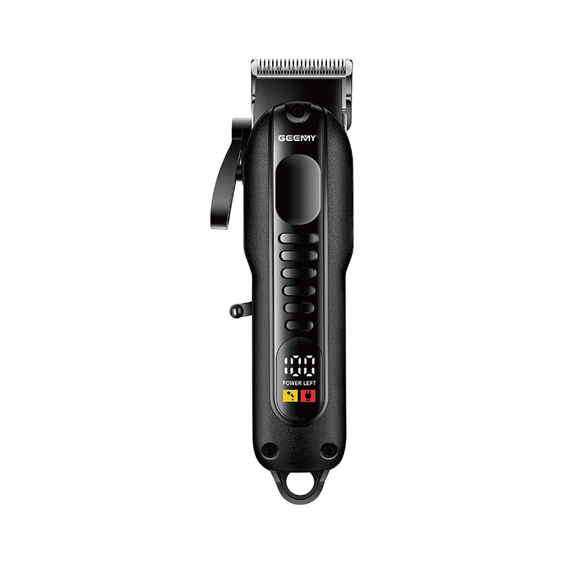GEEMY8040 gmey cross border new item electric oil head cutter pusher con pantalla LCD cortador de pelo eléctrico pusher cutter full metal navaja details Picture