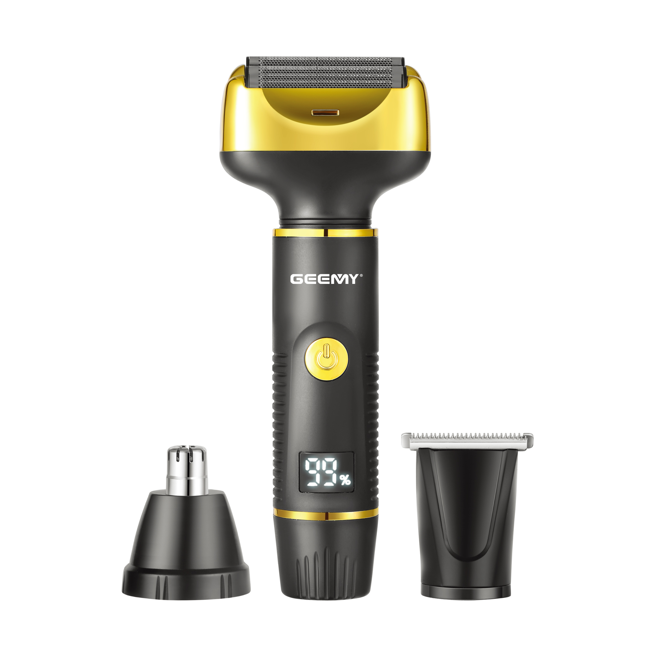 GEEMY 3159 factory direct sales new three-in-one multi-functional electric shaver, hairdresser, nose hair trimmer, razor with LED display details Picture
