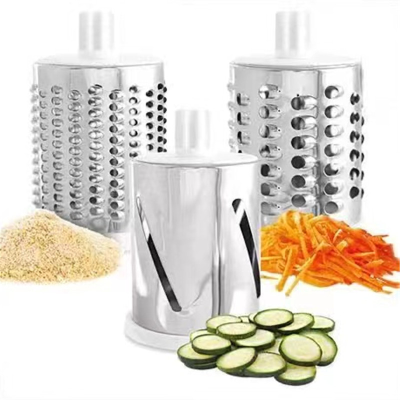 The new household hand-rolling roller vegetable cutter multi-functional three-in-one kitchen vegetable slicing potato shreds Item Picture