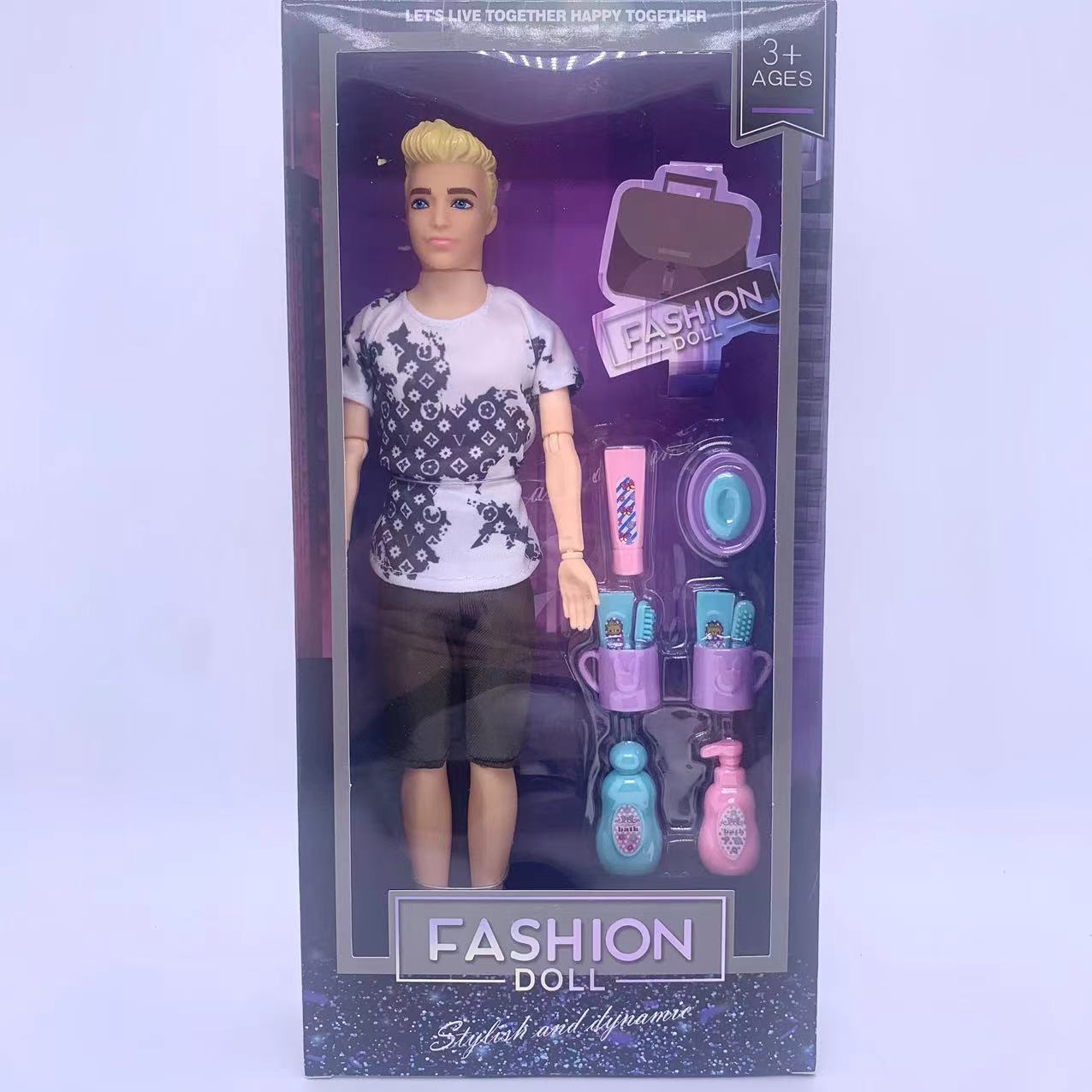 Foreign trade doll high-end princess doll toys girls love limbs wrist movable window box 11.5 inch joint solid fashion Barbie doll with set gift box girls play house wine set toy A10 Application Scenario