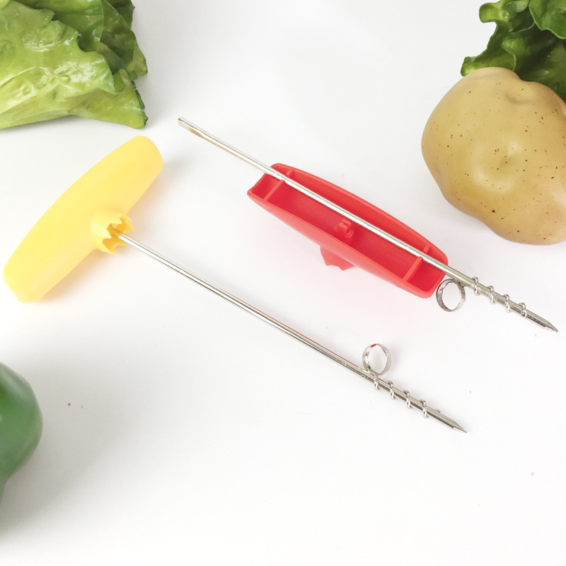 Potato holloweter, potato spiral slicer, flower cutter, peeler blade, plane, kitchen gadgets Application Scenario
