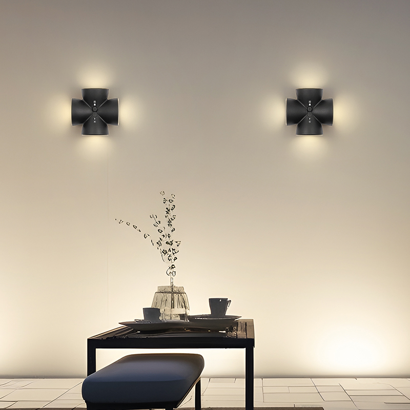 240430 Four-sided led wall light socket corridor light Background wall bedroom bedside wall light Minimalist wall hanging light Application Scenario
