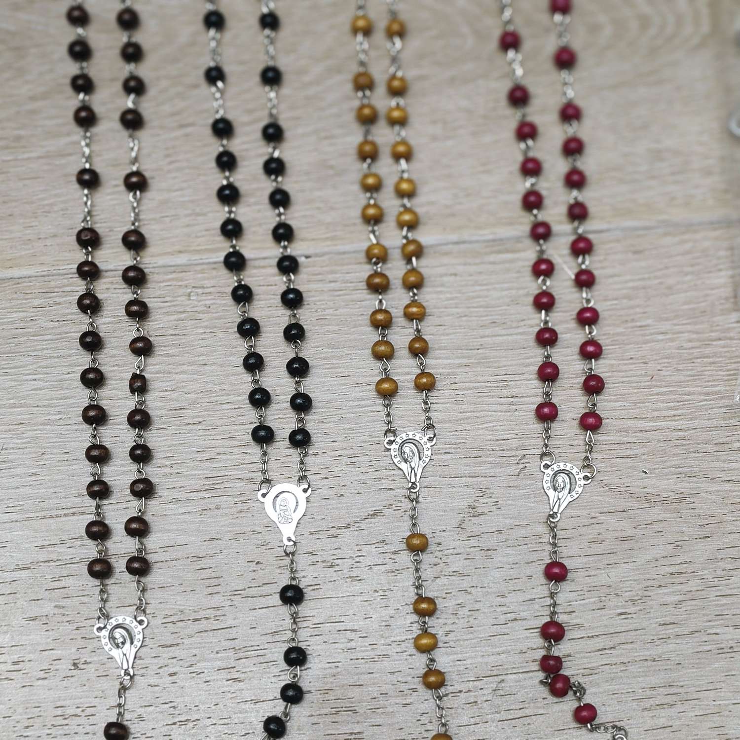 宗教系列用品，厂家直销木珠檀香十字架项链，畅销国外市场欢迎新老客户选购详情图2