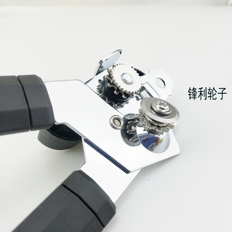 Stainless steel can opener, manual three-in-one multi-functional can opener, kitchen small tool, can opener knife Application Scenario