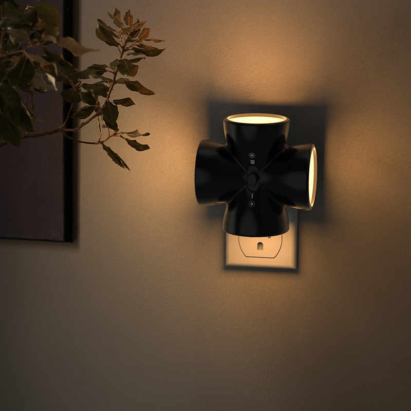 240430 Four-sided led wall light socket corridor light Background wall bedroom bedside wall light Minimalist wall hanging light details Picture