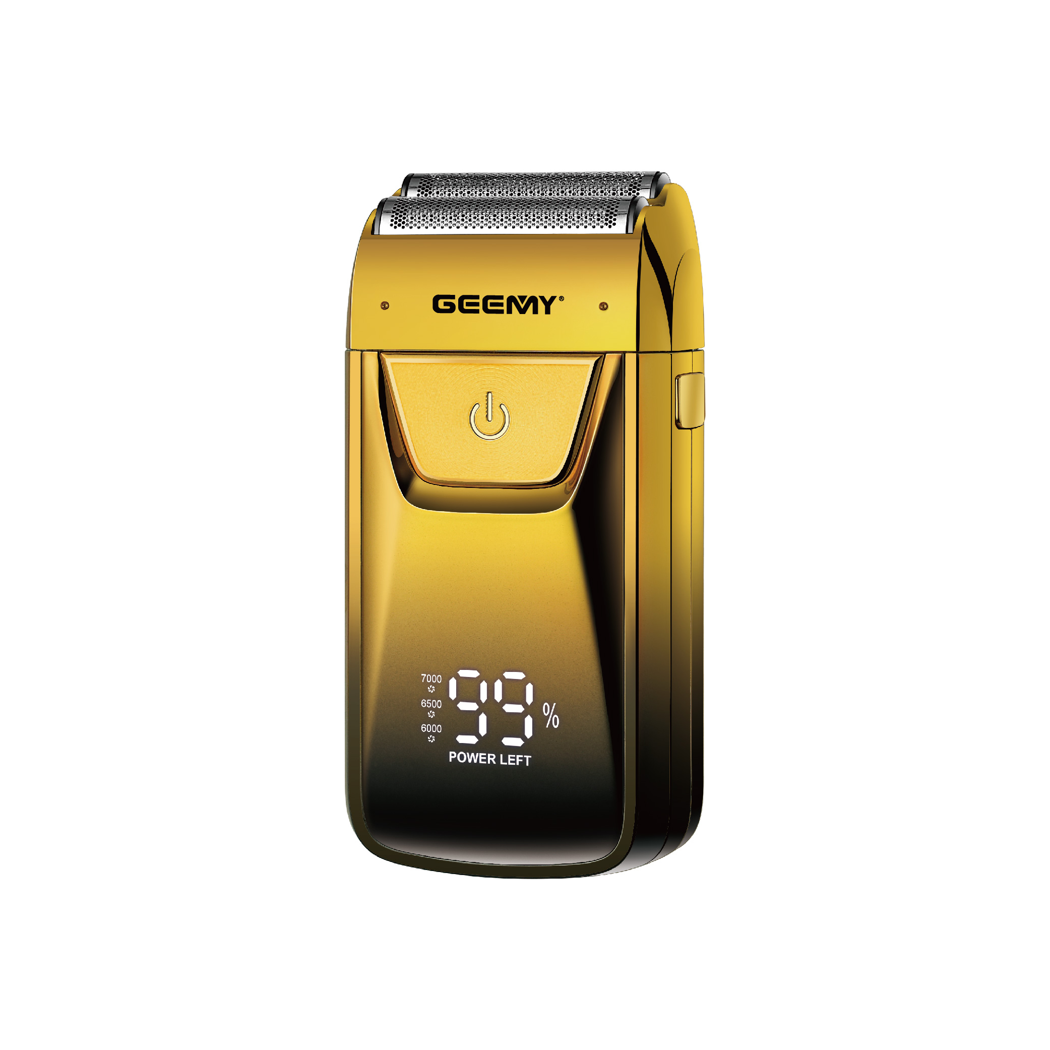 Geemy 9013 Cross-Border Reciprocating Floating Knife Mesh Led Display Electric Razor Compact And Portable Razor details Picture