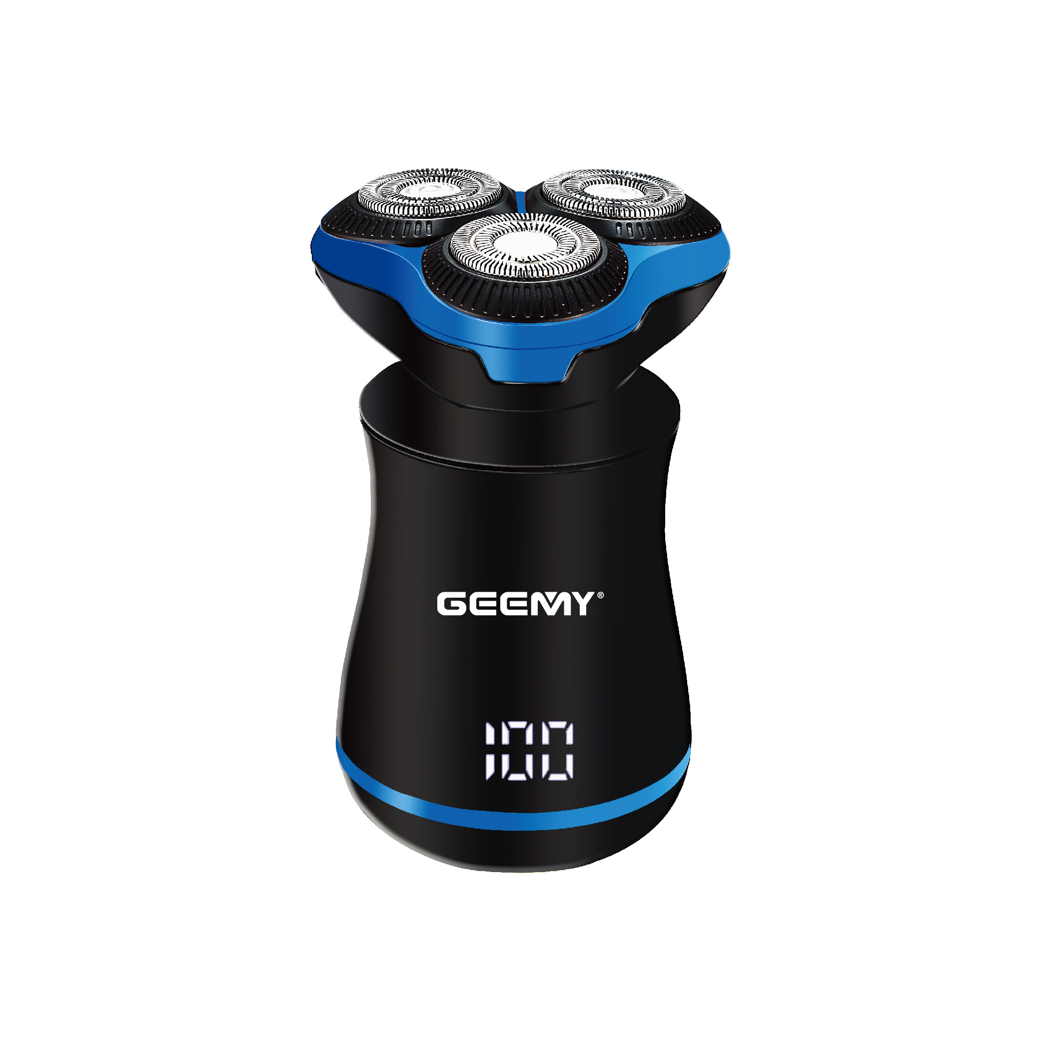 Geemy 9011 Small Waist Mini Rechargeable Electric Shaver Portable Full Body Wash Men's Shaver Specification drawing
