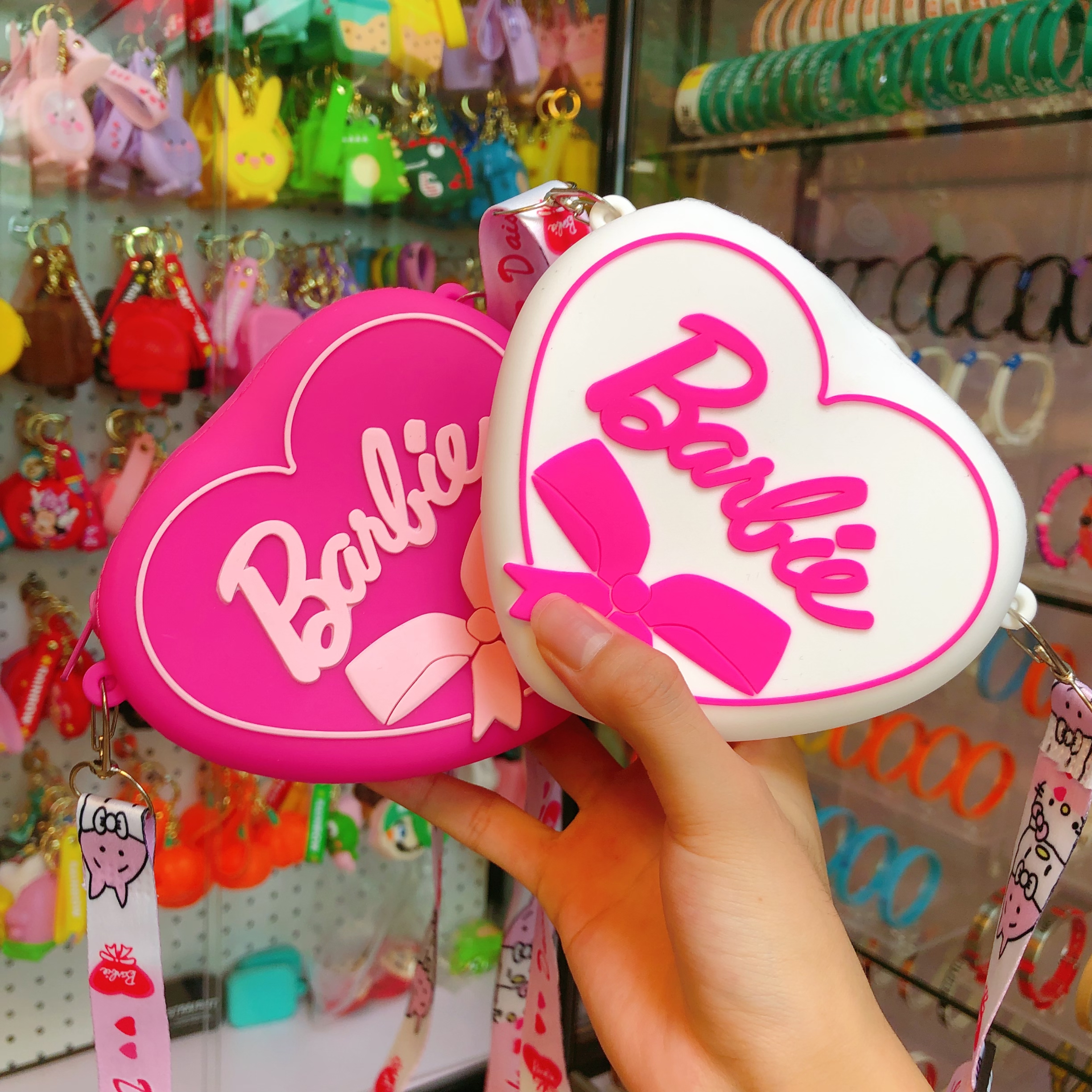 Cartoon Love Children and girls crossbody bag, cute cartoon cartoon kindergarten students' small change shoulder bag, silicone Cartoon love children and girls crossbody bag, cute cartoon cartoon kindergarten students' small change shoulder bag, silicone details Picture