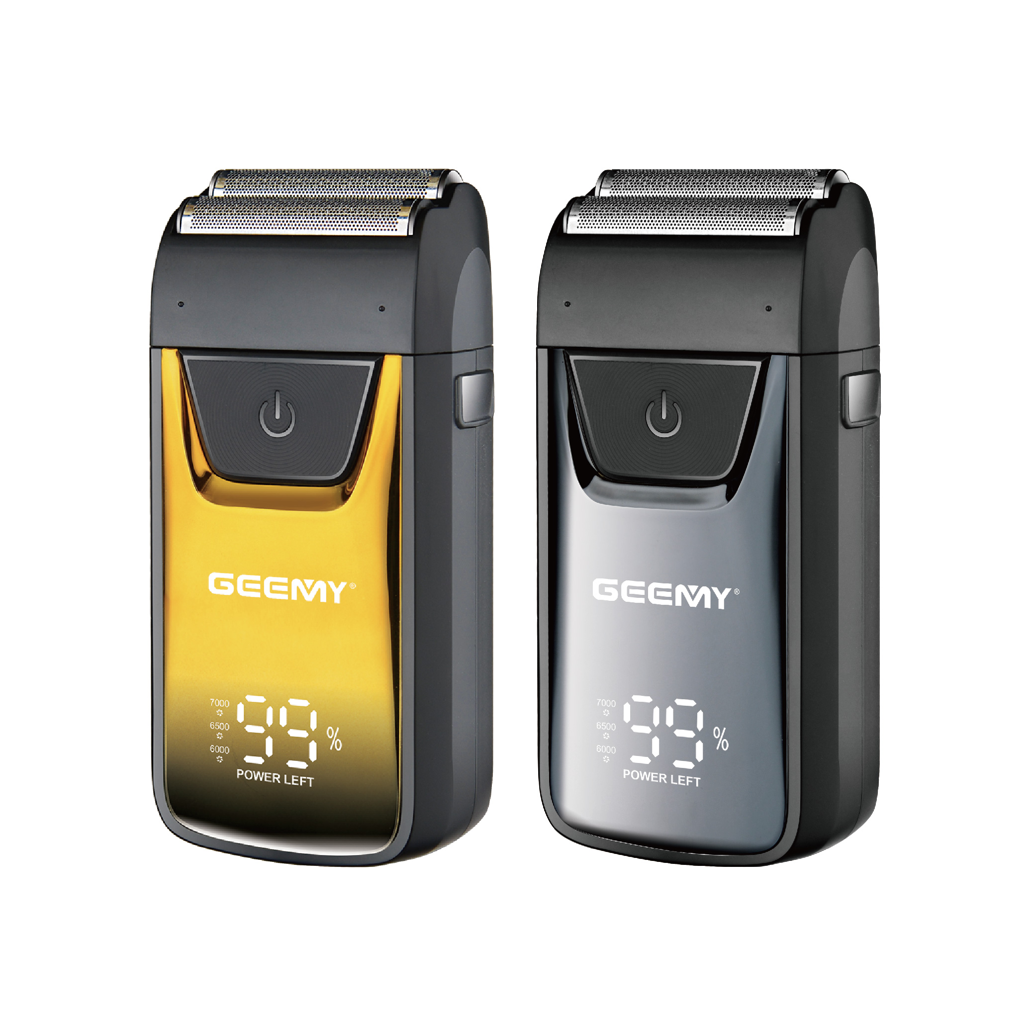 Geemy 9012 Cross-Border Professional Reciprocating Electric Shaver Double Blade Mesh Multi-Function Led Lcd Razor Application Scenario