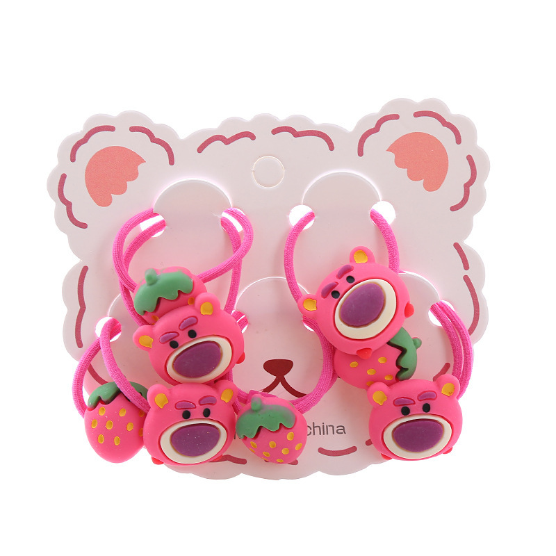 2024 Children's hair accessories, cute headbands, summer new styles, small rubber bands, baby hair bands, small hair volume, thumb bands, hair bands wholesale Item Picture