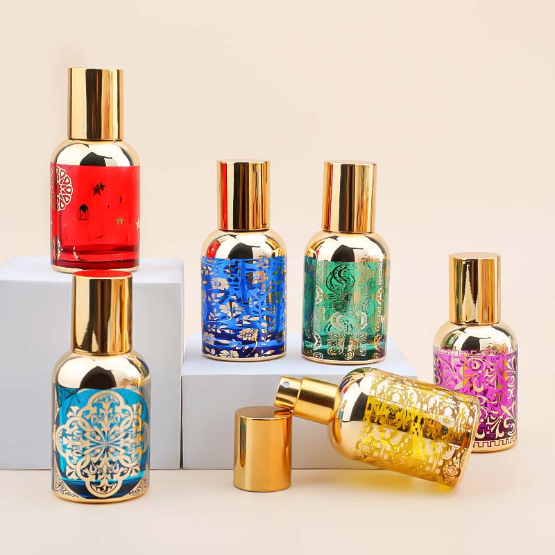 化妆品瓶子/玻璃瓶化妆瓶/铝盖玻璃瓶/香水分装瓶/香水瓶产品图