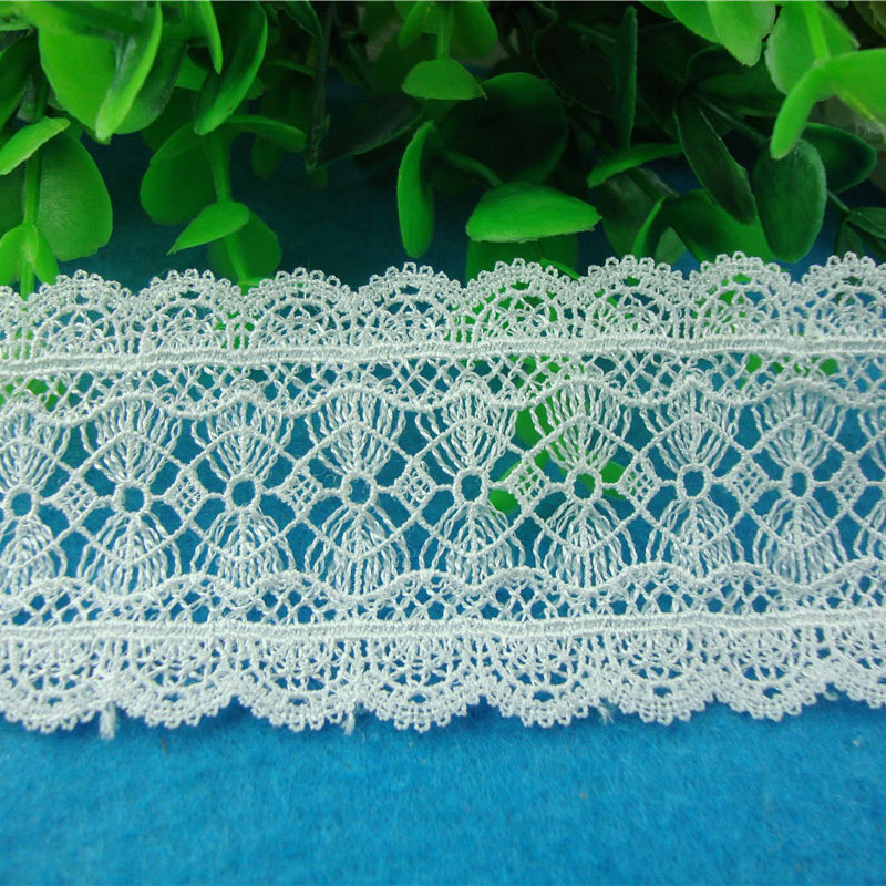 In stock: embroidered water-soluble lace skirt, curtain, clothing, skirt, handcrafted neckline, curtain accessories, cuffs, neckline