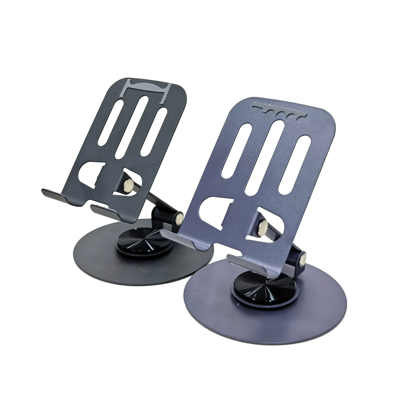 240510 LLT-001-1 Iron Desktop Foldable Phone Stand Metal Rotatable Phone Stand IPAD Tablet Desktop Phone Stand Lazy Person's Stand Application Scenario
