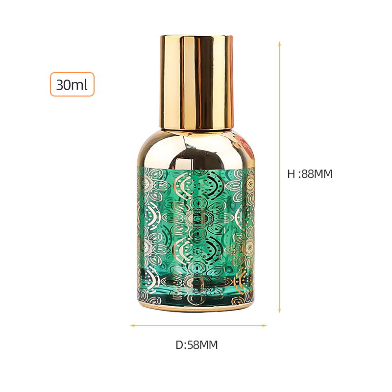 30ml螺口香水瓶空瓶圆柱形瓶小容量便携式玻璃香水瓶乳液瓶