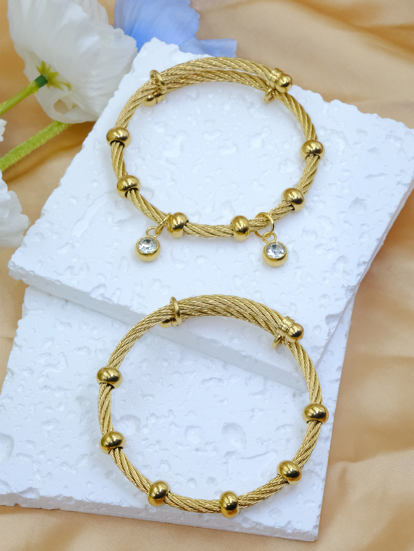 手链/手镯女不规则百搭/手链女不规则百搭/绿松石/潘多拉手饰细节图