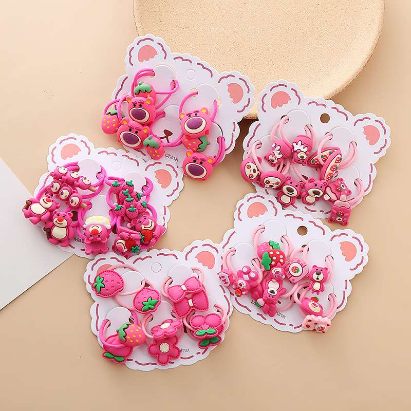 2024 Children's hair accessories, cute headbands, summer new styles, small rubber bands, baby hair bands, small hair volume, thumb bands, hair bands wholesale