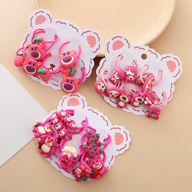 2024 Children's hair accessories, cute headbands, summer new styles, small rubber bands, baby hair bands, small hair volume, thumb bands, hair bands wholesale details Picture