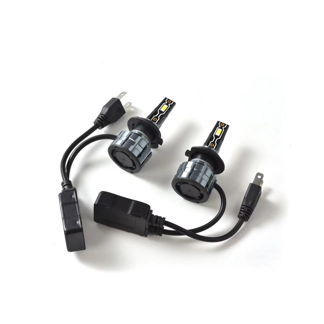 Automotive LED headlights R12, 180W high beams, high-power H4, H7, automotive parts details Picture