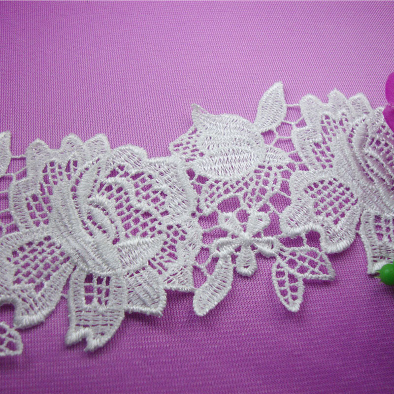 7.5 cm water-soluble embroidered polyester home textiles, curtain accessories, handcrafted skirt trims, clothing, hair accessories and hat accessories