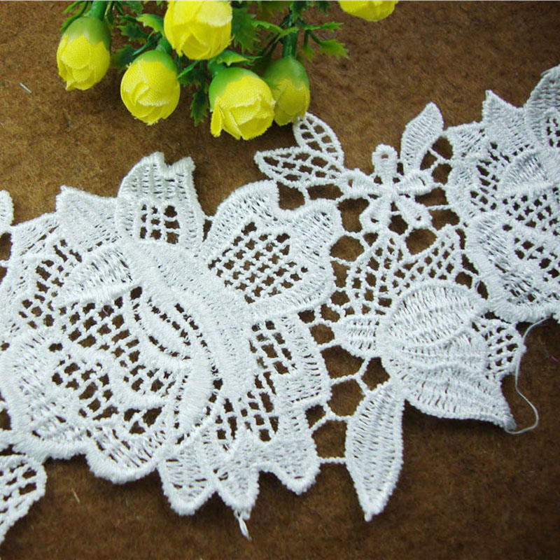 7.5 cm water-soluble embroidered polyester home textiles, curtain accessories, handcrafted skirt trims, clothing, hair accessories and hat accessories Item Picture
