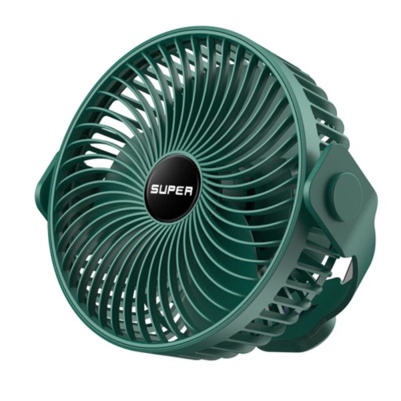 Wall-mounted fan, office desktop, usb rechargeable, student dormitory bed, small ceiling fan, household small electric fan Item Picture