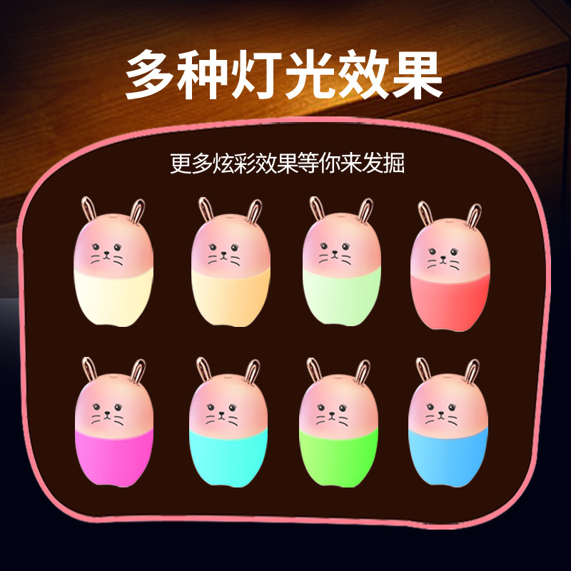 Cute pet usb mini humidifier for home, office, bedroom, night light, silent aromatherapy, hydrating spray, air humidifier Item Picture