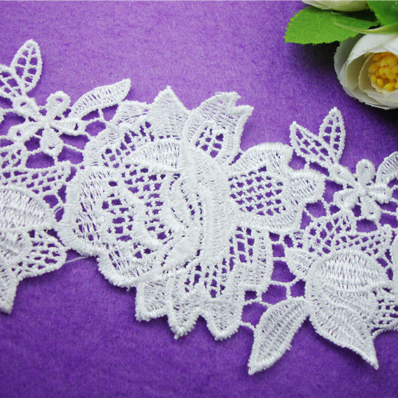7.5 cm water-soluble embroidered polyester home textiles, curtain accessories, handcrafted skirt trims, clothing, hair accessories and hat accessories Specification image