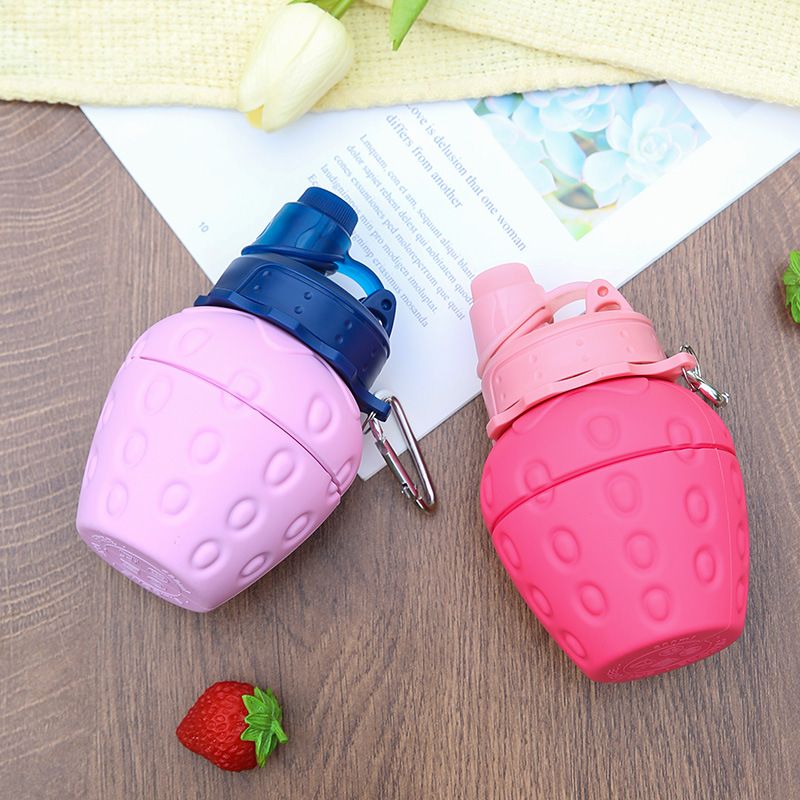Food-grade water cups, travel and sports water bottles, outdoor silicone folding cups, large-capacity children's telescopic cups Item Picture