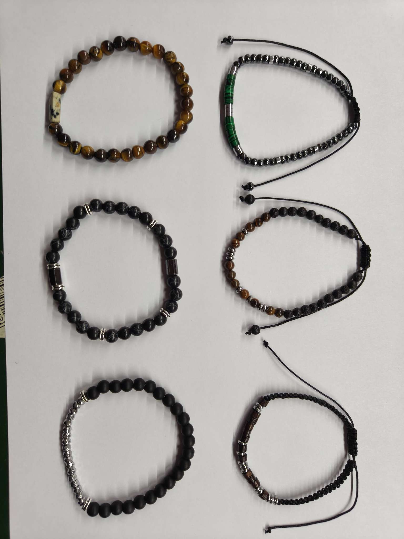 珍珠手链朱砂元素手串 饰品女士手饰 精致时尚手链饰品 优雅女性必备手饰石头，黑胆石手串手链饰品