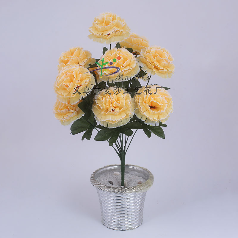 MS-078麦莎花片清明花扫墓花祭祀花公墓插花仿真花假花无纺布小丁香