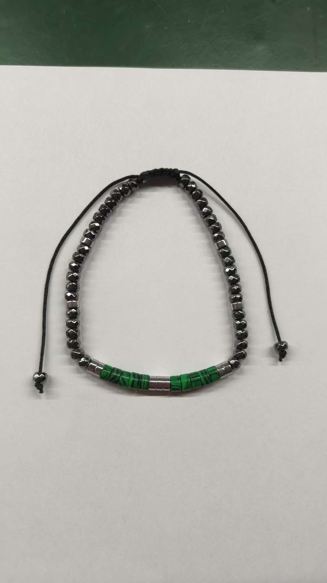 珍珠手链饰品 手饰手链手串 高档不锈钢四叶草手链 时尚女士首饰精致配饰精品石头编织手链详情图4