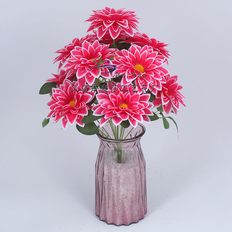 MS-074 Maisha Flower Slices, Qingming Festival flowers, tomb-sweeping flowers, sacrificial flowers, cemetery flower arrangements, artificial flowers, fake flowers, ten-pointed sunflowers details Picture
