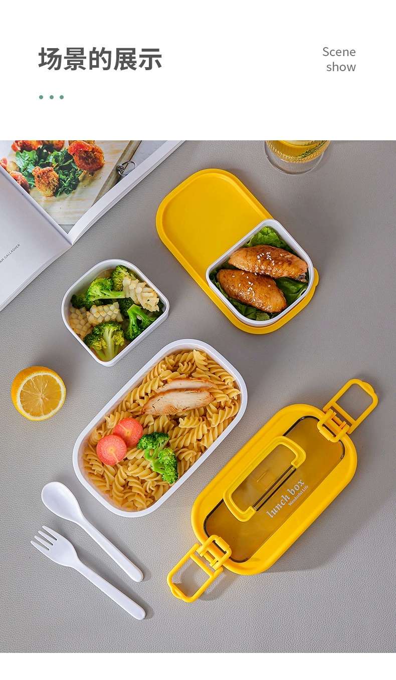 Y87-2274 Multi-layer bento box, sealed leak-proof lunch box, office worker lunch box, portable tableware storage box detail image 10