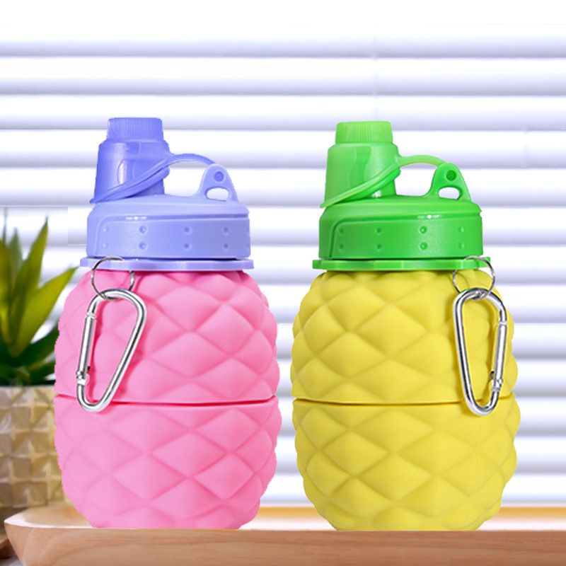 Food-grade water cups, travel and sports water bottles, outdoor silicone folding cups, large-capacity children's telescopic cups Application Scenario