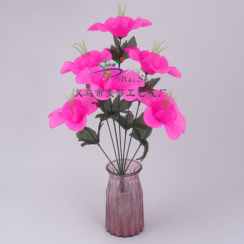MS-073 Maisha Flower Slices, Qingming Festival flowers, tomb-sweeping flowers, sacrificial flowers, cemetery flower arrangements, artificial flowers, fake flowers, red Kapok details Picture
