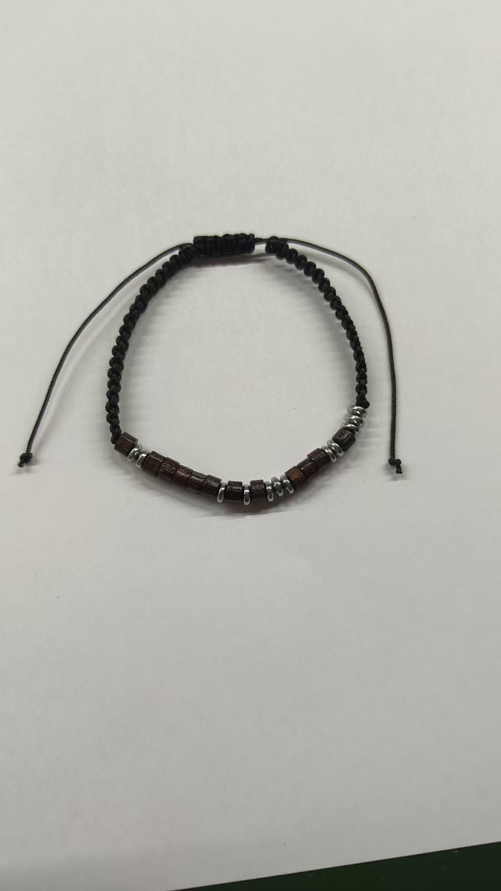 珍珠手链饰品 手饰手链手串 高档不锈钢四叶草手链 时尚女士首饰精致配饰精品石头编织手链详情图6