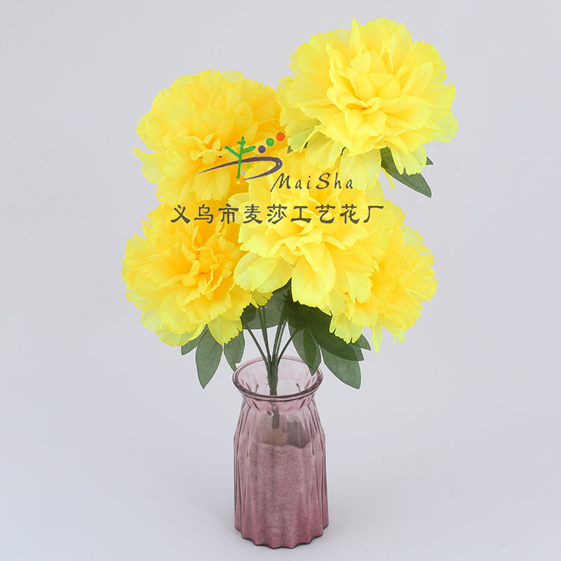 MS-079麦莎花片清明花扫墓花祭祀花公墓插花仿真花假花玉菊