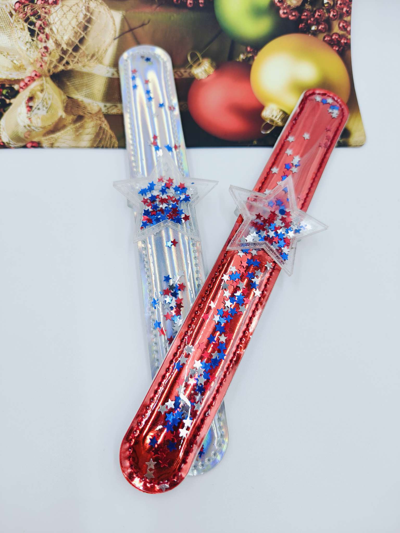 网红爆款PU手环 流沙手腕带 皮革饰品 手饰手环 亚克力啪啪圈，环保材质 舒适耐用 随心定制详情图2