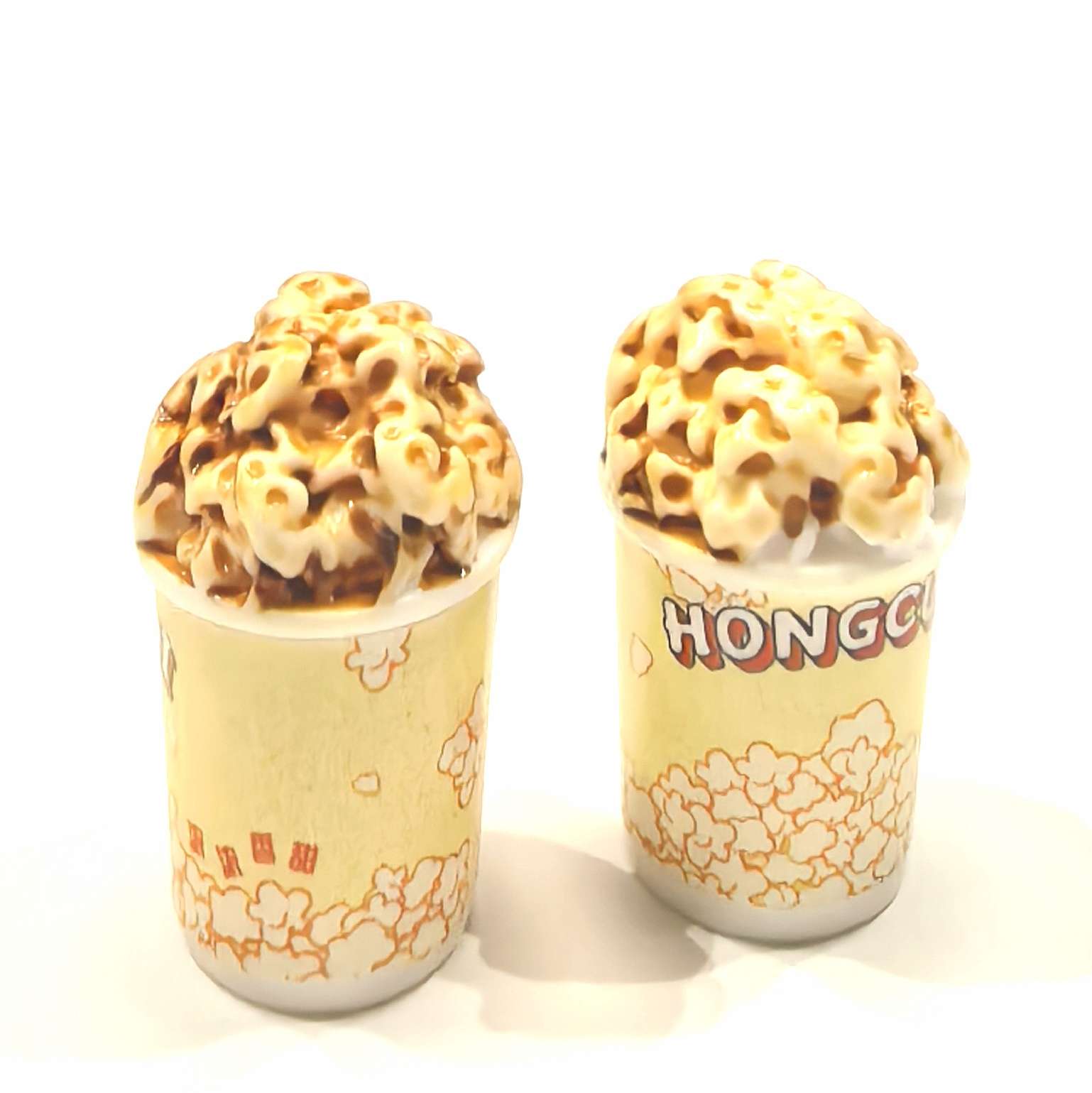 玩具 食玩爆米花树脂配件挂件贴贴乐 超市便利店摆件 仿真吊坠微缩玩具一包500个详情图7