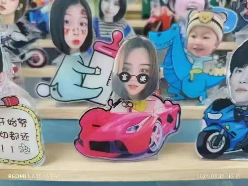 手办摆件潮玩 摇摇乐摆摊 夜市网红项目网红摇摇乐摇一摇电动摇头摆件定制DIY详情图5