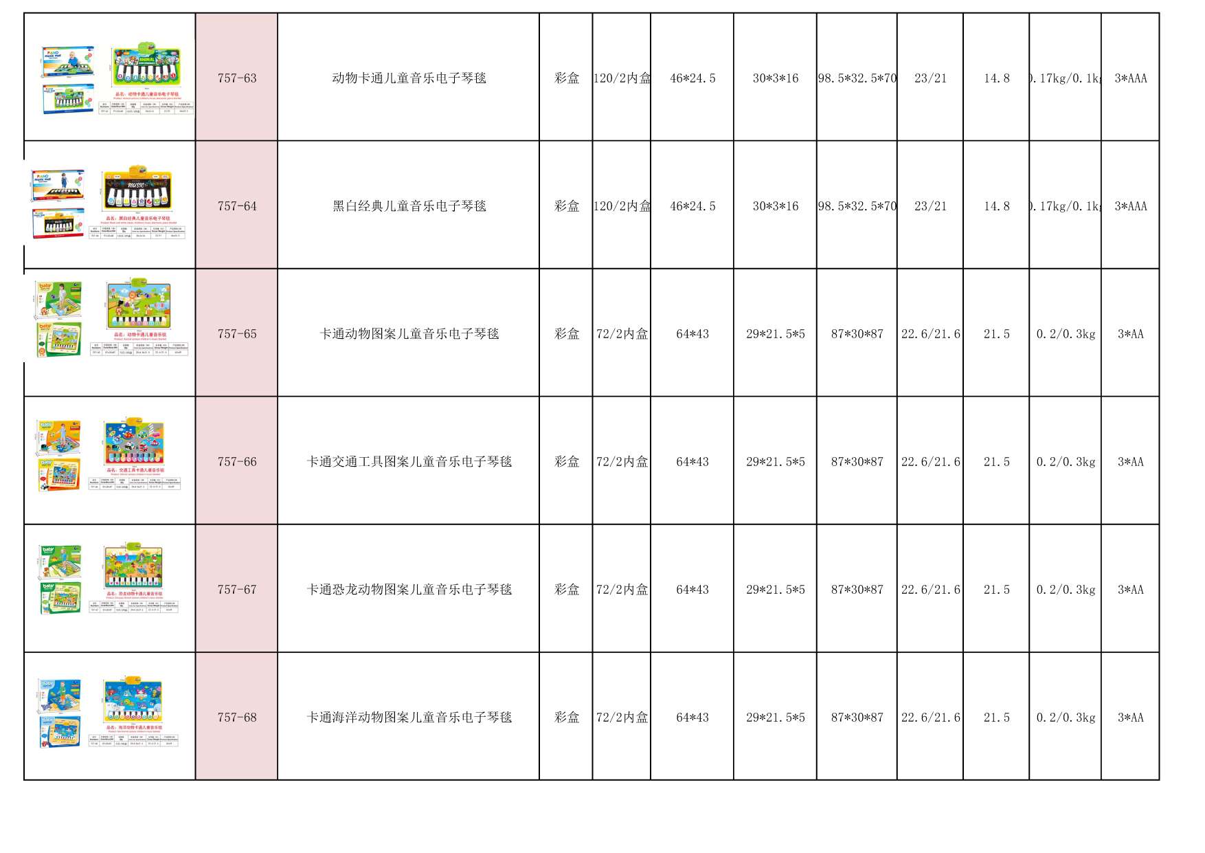 进红玩具儿童益智健身学步音乐毯婴幼儿早教启蒙亲子互动游戏垫玩具详情图9