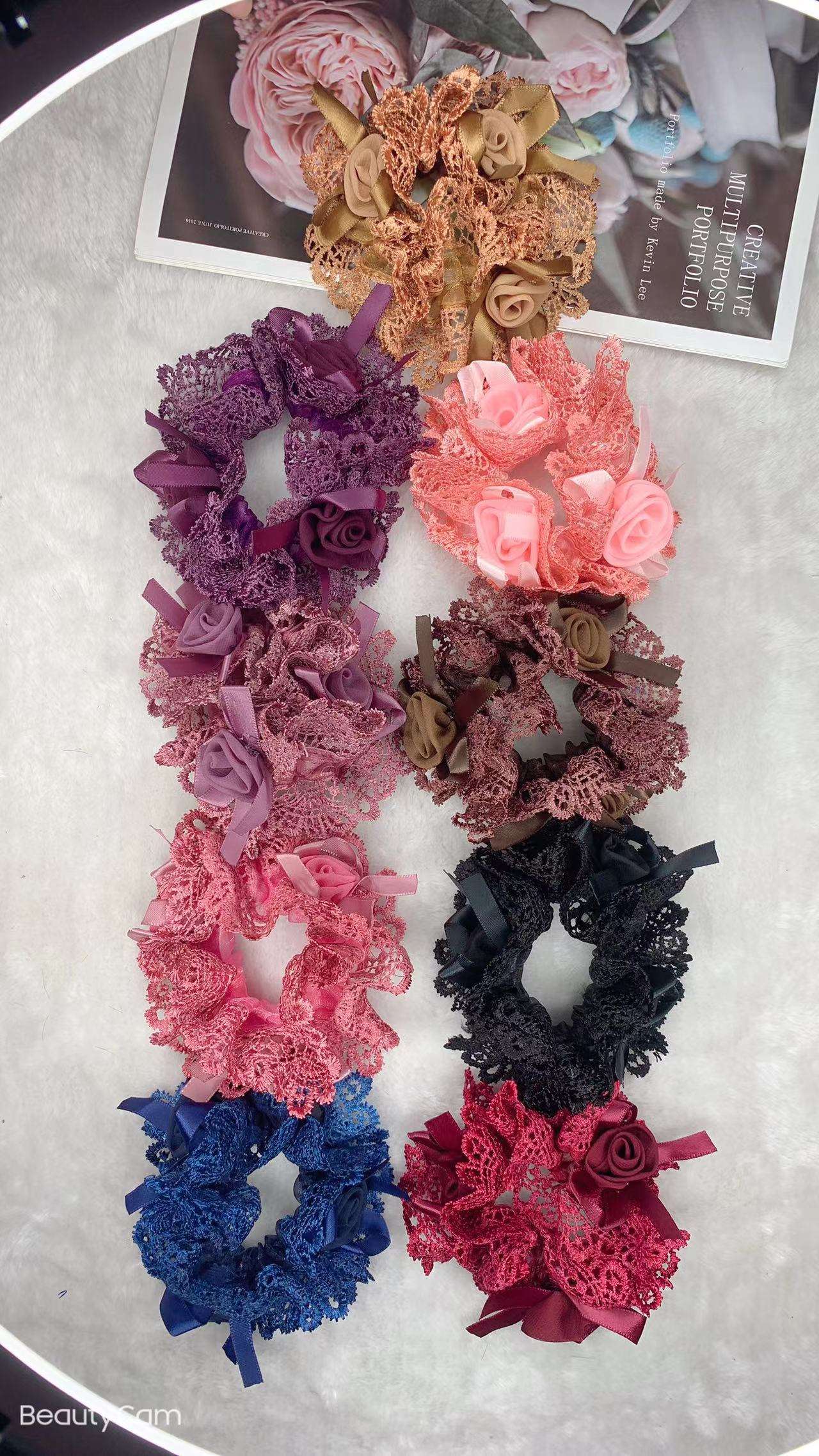 气质秋冬新款头饰女士发饰发圈大肠发圈发夹皮筋 头绳女士饰品时尚潮流发饰2024网红爆款细节图